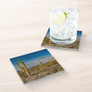 Deserts Superstition Mountains, Arizona Glass Coaster