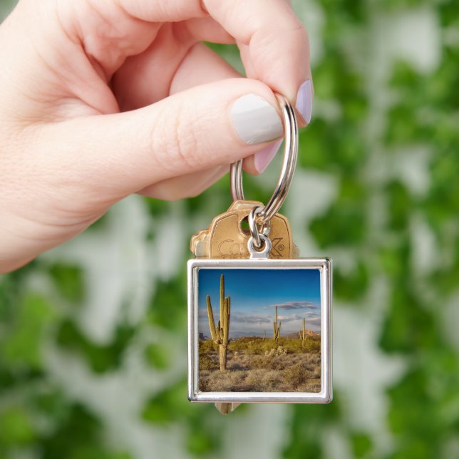 Deserts | Superstition Mountains, Arizona Key Ring (Hand)