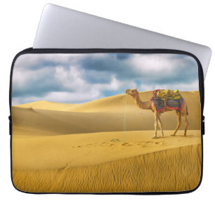 Deserts Thar Desert Rajasthan India Camel Laptop Sleeve