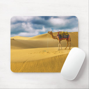 Deserts   Thar Desert Rajasthan India Camel Mouse Pad