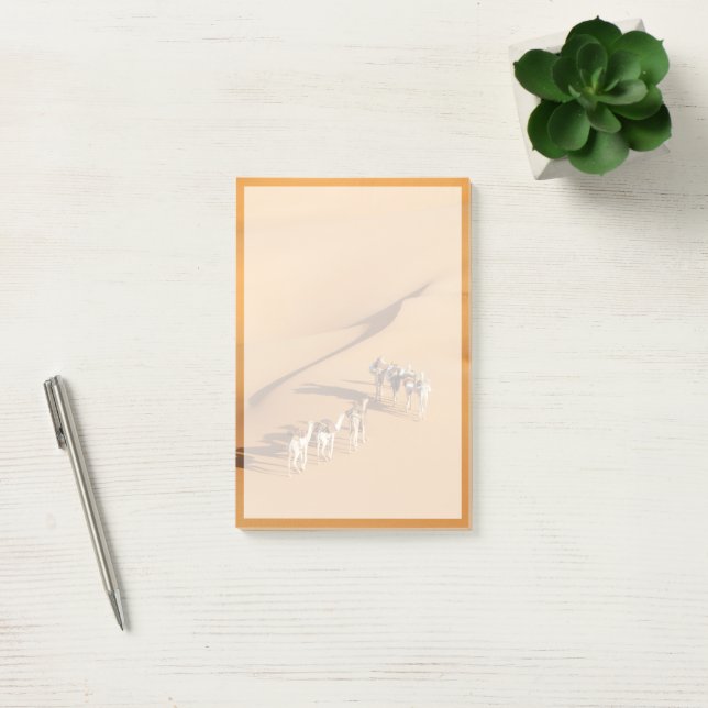 Deserts | Tuareg Walk with Camels Post-it Notes (Office)