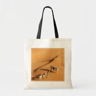 Deserts Tuareg Walk with Camels Tote Bag