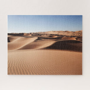 Deserts United Arab Emirates Sand Dunes Jigsaw Puzzle