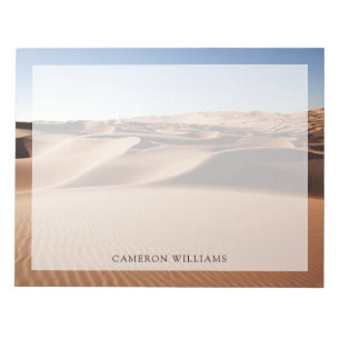 Deserts United Arab Emirates Sand Dunes Notepad