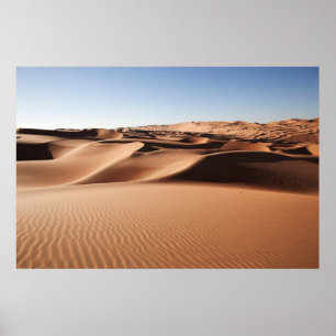 Deserts   United Arab Emirates Sand Dunes Poster