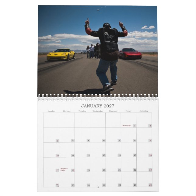 DesertStreetCars.com Calendar (Jan 2027)