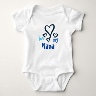 Desi Baby Onsie - Luv My Nana 1 Baby Bodysuit