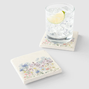 Desi Floral Stone Coaster
