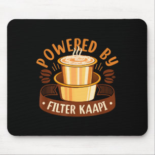 Desi Food Quotes _ Filter Kaa Lover _ Coffee Lover Mouse Pad