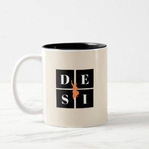 desi india indian Bhangra pride Two-Tone Coffee Mug