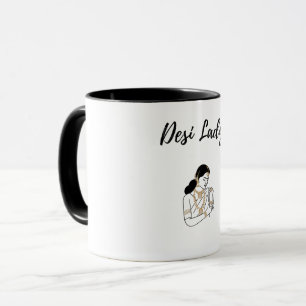 desi lady mug
