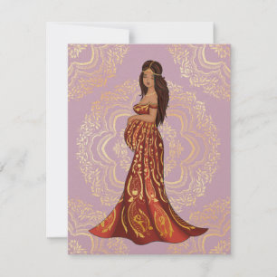 Desi mommy to be card