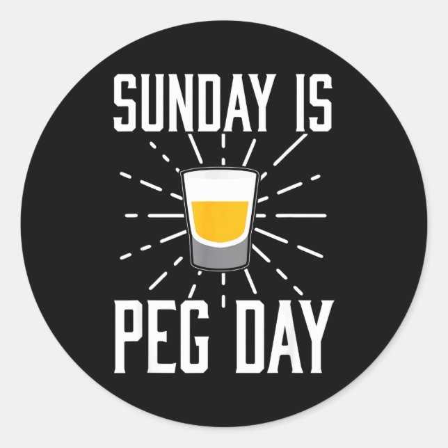 Desi Punjabi Funny Peg Day Sikh Quote Gift  Classic Round Sticker (Front)