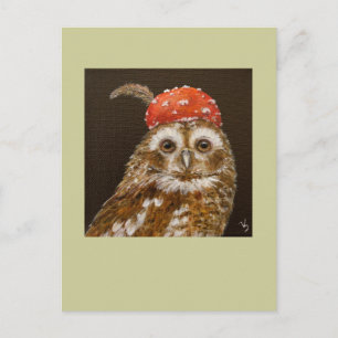 Desi the owlet postcard