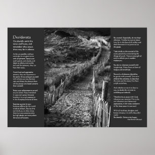 Desiderata - A Journey Lays Ahead, Fine Art Poster