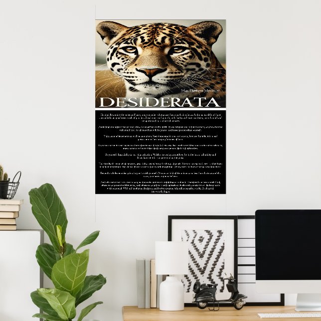 Desiderata: A Moment of Reflection Poster (Home Office)