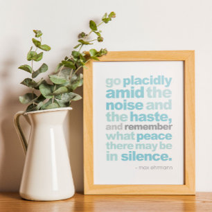 Desiderata Art Print or Poster