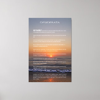 DESIDERATA Beach Golden Sunrise Photo Print