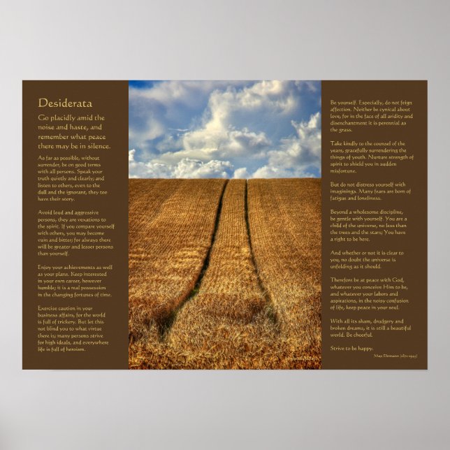 Desiderata - Been and Gone Poster (Front)