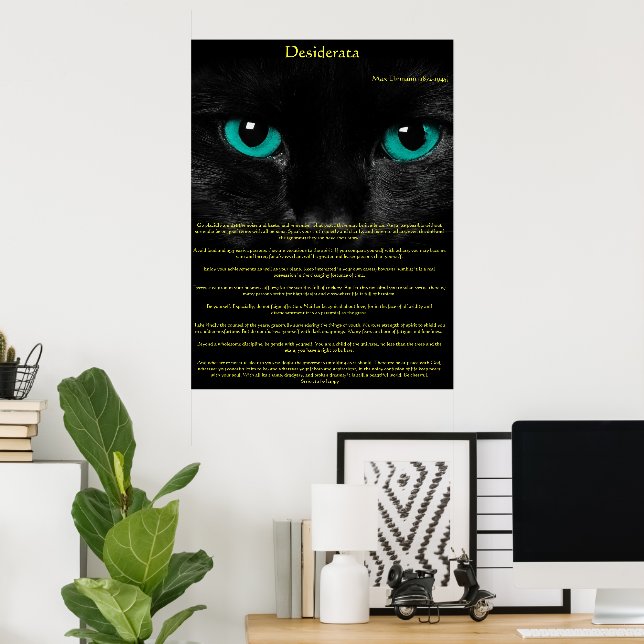 Desiderata Cat Eyes Posters (Home Office)