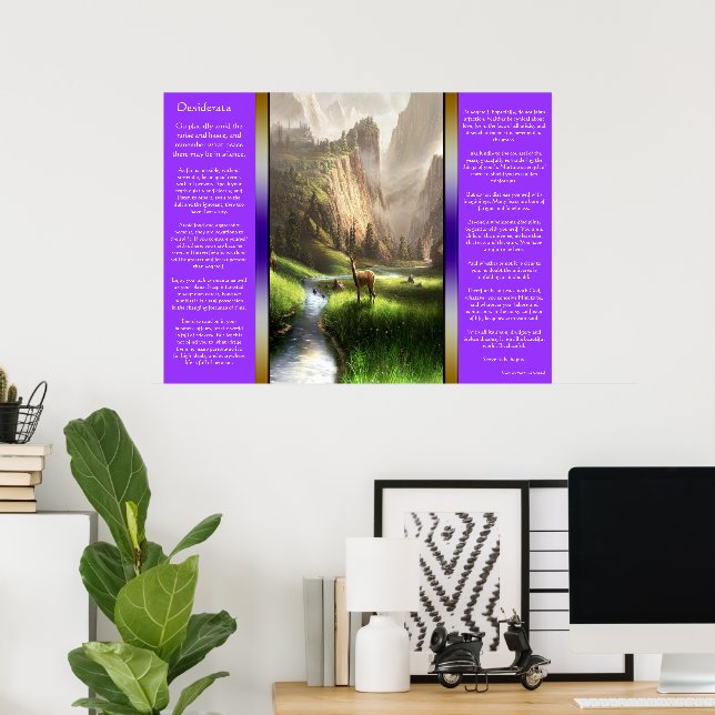 Desiderata Deer Valley Posters (Home Office)