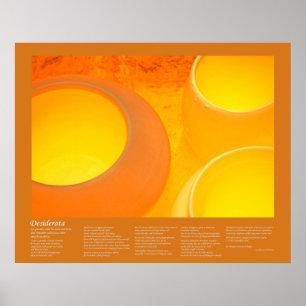 Desiderata - Fired Clay Pots Cooling in Kiln Oven Poster