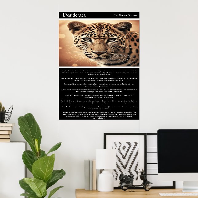  Desiderata: Gaze of the Wild Poster (Home Office)