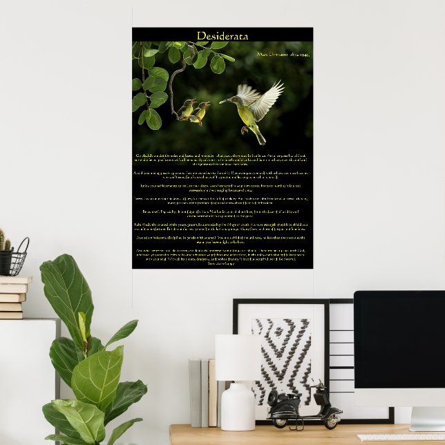 Desiderata Hummingbird Posters 3 (Home Office)