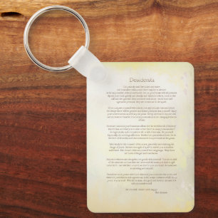 Desiderata  key ring
