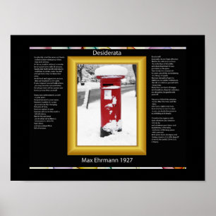 DESIDERATA Mail Box Posters