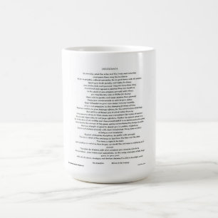DESIDERATA MUG