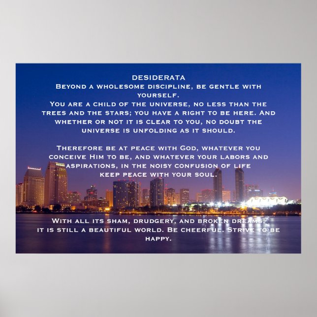 DESIDERATA Night City Posters (Front)