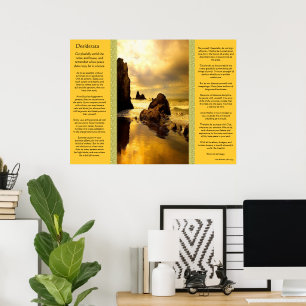 Desiderata Ocean Rock Posters