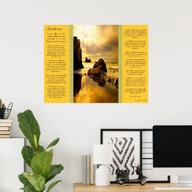 Desiderata Ocean Rock Posters (Home Office)