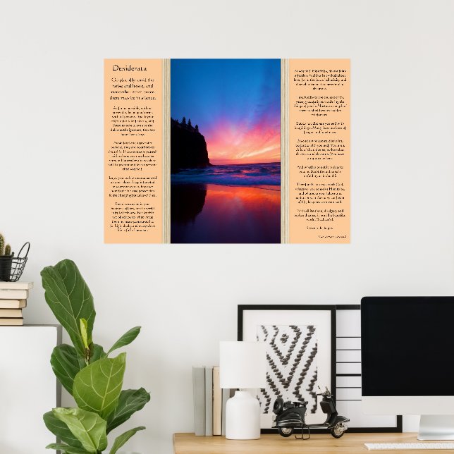 Desiderata Ocean Sky Scape Posters 2 (Home Office)