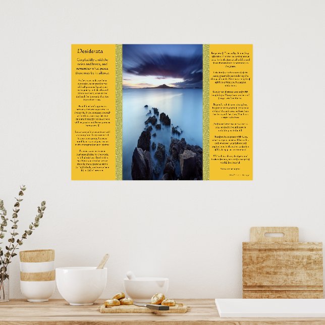 Desiderata Ocean Walkway Posters (Kitchen)