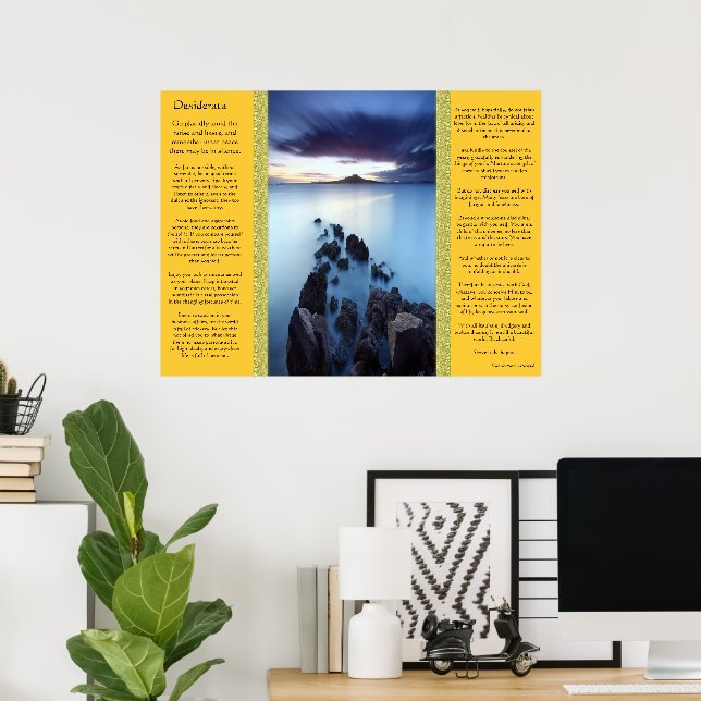 Desiderata Ocean Walkway Posters (Home Office)