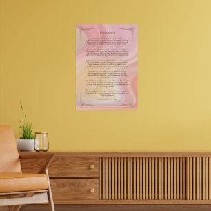 Desiderata Poem by Max Ehrmann Poster