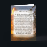 DESIDERATA Poem Card Max Ehrmann-Tropical Sunset<br><div class="desc">This Card is perfect for sending Inspirational Words To Live By to your Friends & Family. Keep them on hand for any occasion. You can create a special message by customising the inside or just leave it blank to add your own Words of Wisdom at any time.</div>