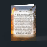 DESIDERATA Poem Card Max Ehrmann-Tropical Sunset<br><div class="desc">This Card is perfect for sending Inspirational Words To Live By to your Friends & Family. Keep them on hand for any occasion. You can create a special message by customising the inside or just leave it blank to add your own Words of Wisdom at any time.</div>