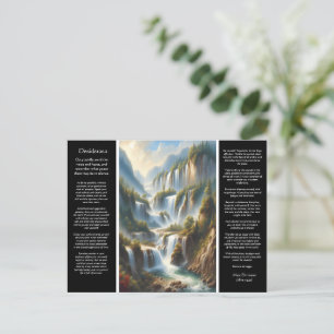 Desiderata Sacred Waters of Wisdom Postcard