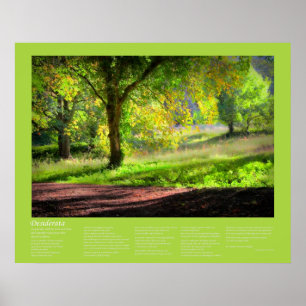 Desiderata - Start of a Cornish Autumn Poster