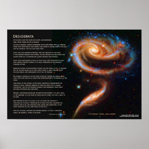 Desiderata - The Rose Galaxies, Arp 273 Poster