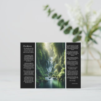 DESIDERATA Whispers of the Wild: Waterfall's Song Postcard