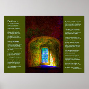 Desiderata - Wishing Window Poster