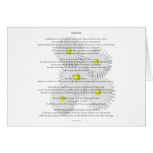 Desiderata with Daisies