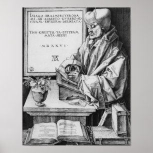 Desiderius Erasmus of Rotterdam, 1526 Poster
