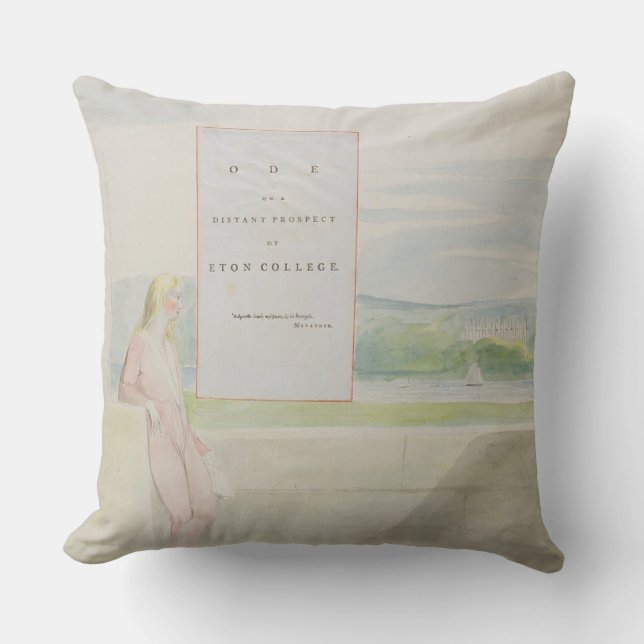 Design 13 for 'Ode on a Distant Prospect of Eton C Cushion (Front)