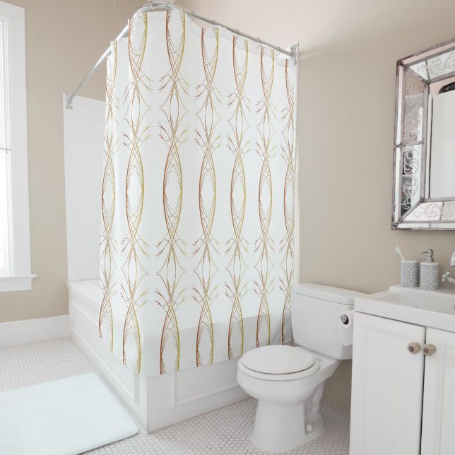 Design 1 shower curtain (In Situ)