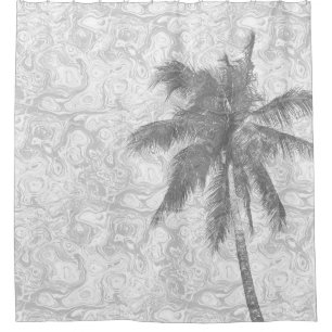 Design 67 palm tree shower curtain